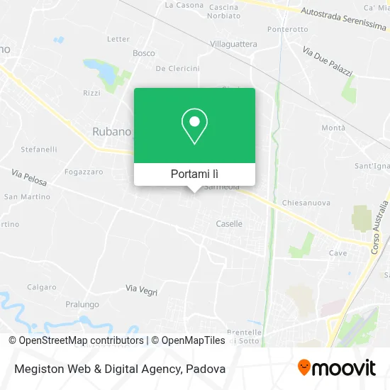 Mappa Megiston Web & Digital Agency