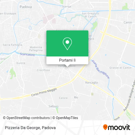Mappa Pizzeria Da George