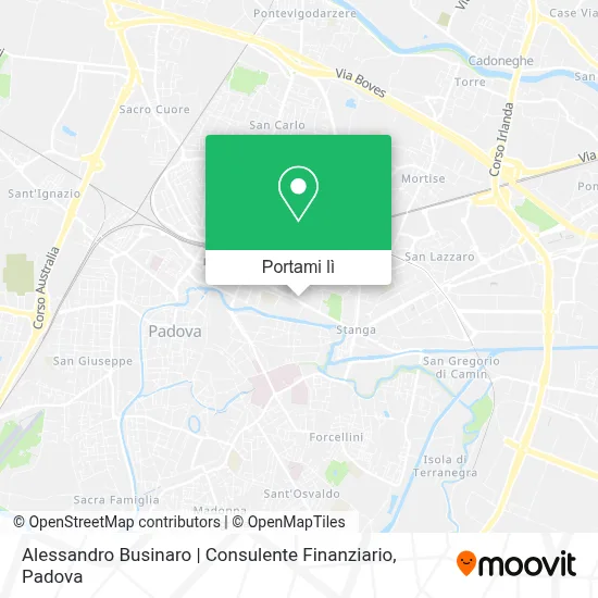 Mappa Alessandro Businaro | Consulente Finanziario