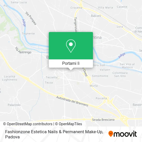 Mappa Fashionzone Estetica Nails & Permanent Make-Up