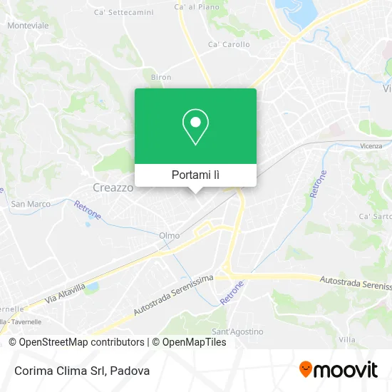 Mappa Corima Clima Srl