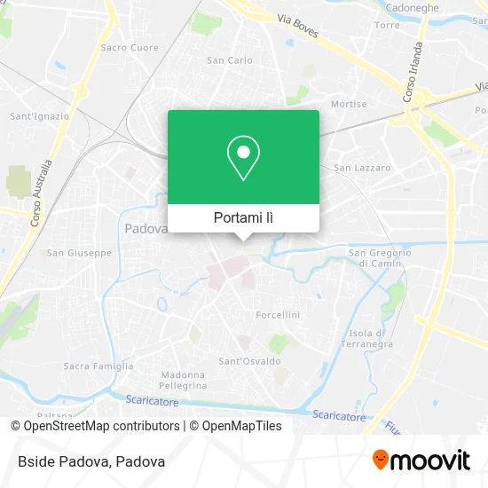 Mappa Bside Padova