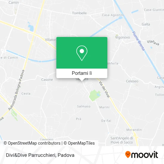 Mappa Divi&Dive Parrucchieri