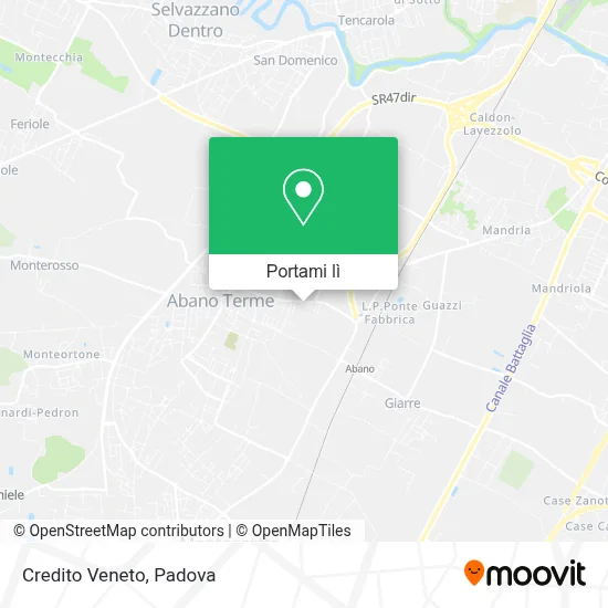 Mappa Credito Veneto