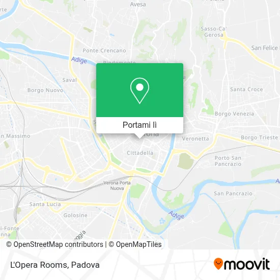 Mappa L'Opera Rooms