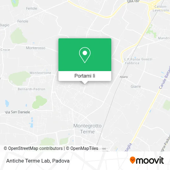 Mappa Antiche Terme Lab