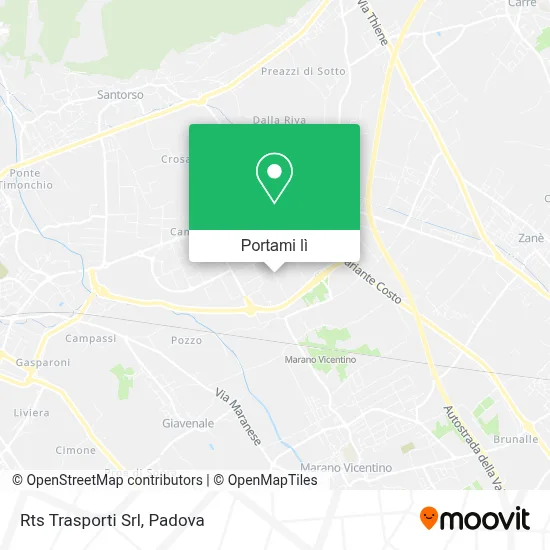 Mappa Rts Trasporti Srl