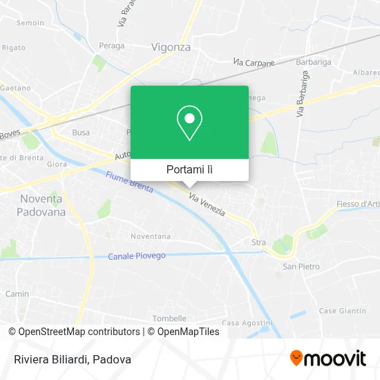 Mappa Riviera Biliardi
