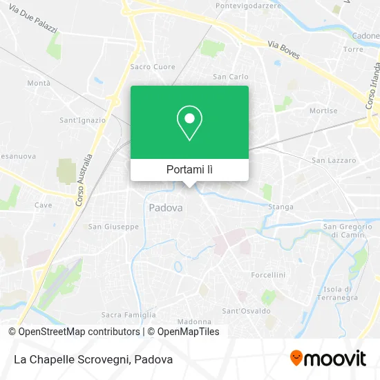 Mappa La Chapelle Scrovegni