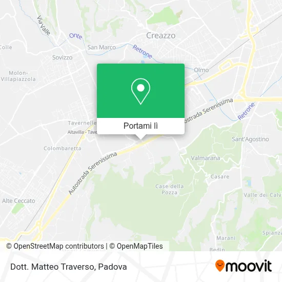 Mappa Dott. Matteo Traverso