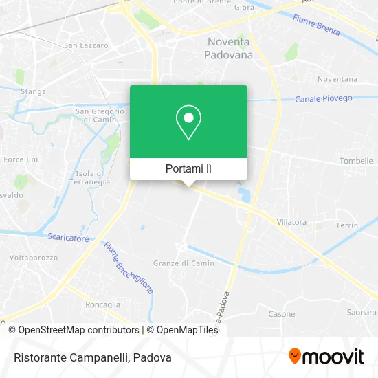 Mappa Ristorante Campanelli