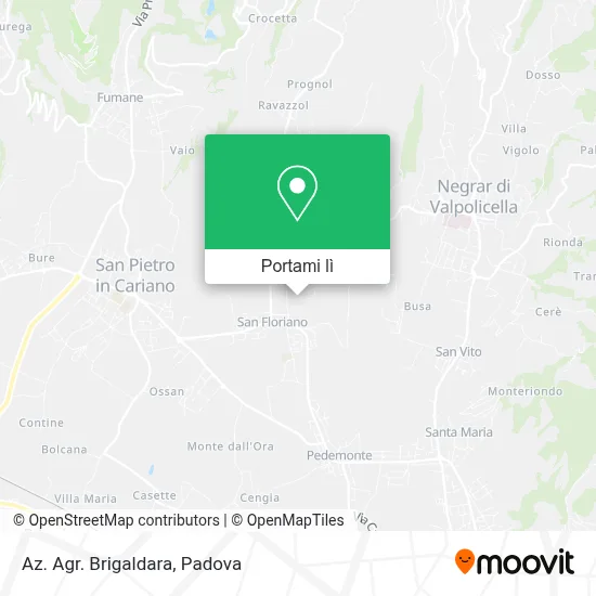 Mappa Az. Agr. Brigaldara