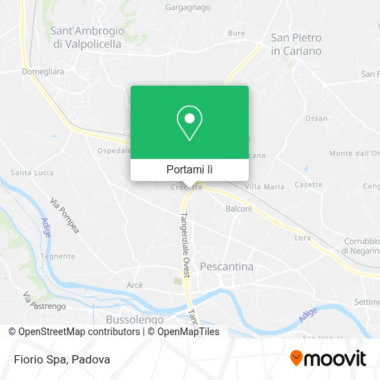 Mappa Fiorio Spa