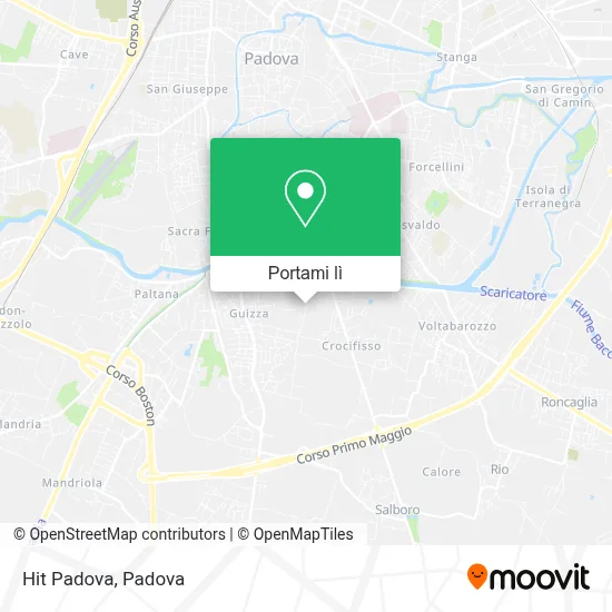 Mappa Hit Padova