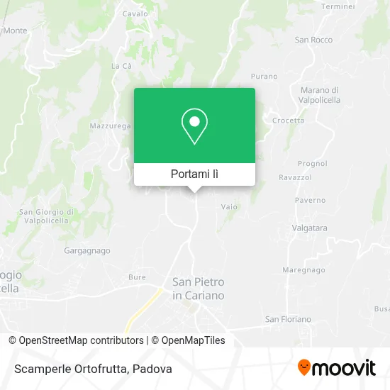 Mappa Scamperle Ortofrutta