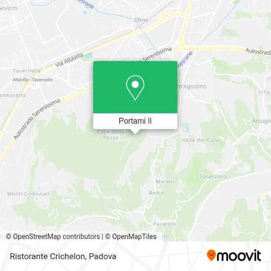 Mappa Ristorante Crichelon
