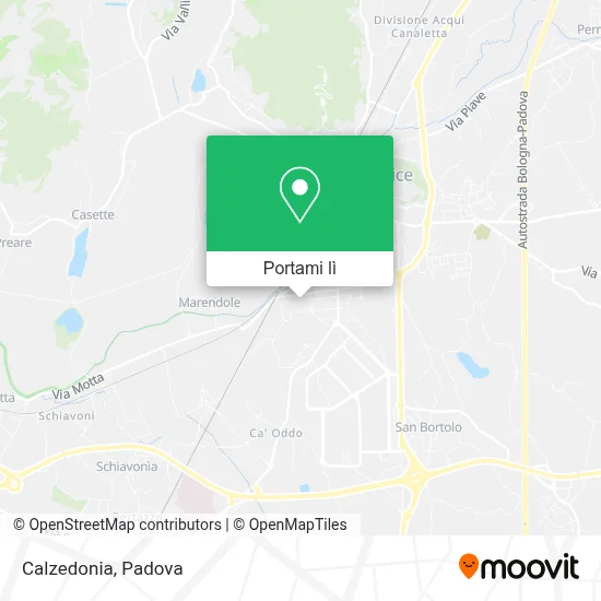 Mappa Calzedonia