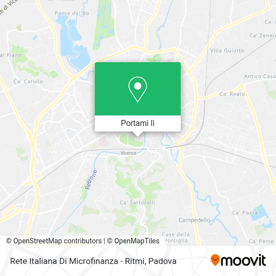 Mappa Rete Italiana Di Microfinanza - Ritmi