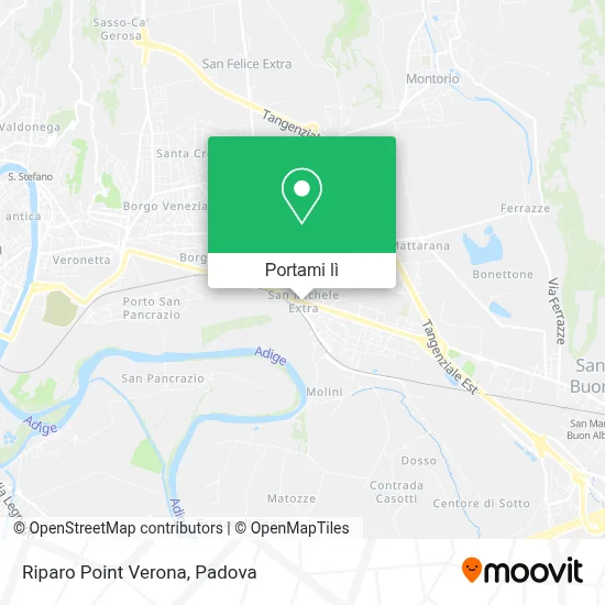 Mappa Riparo Point Verona