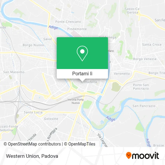 Mappa Western Union