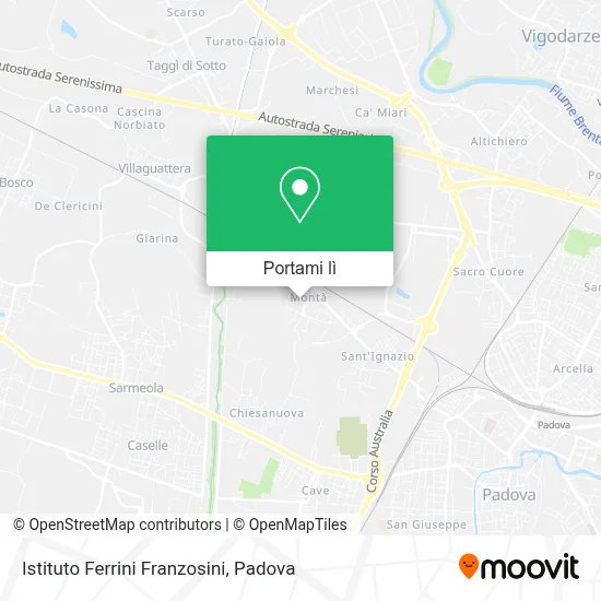 Mappa Istituto Ferrini Franzosini