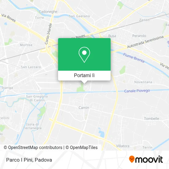 Mappa Parco I Pini