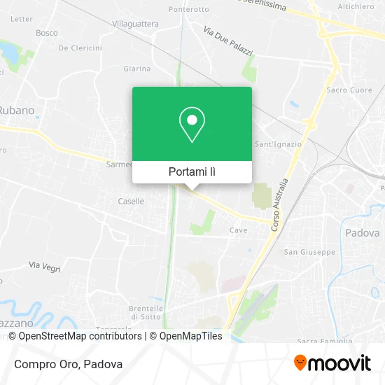 Mappa Compro Oro