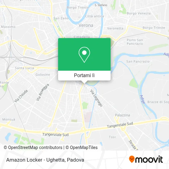 Mappa Amazon Locker - Ughetta