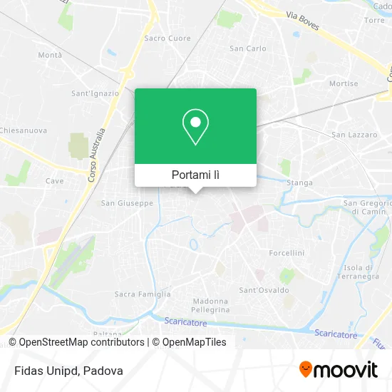 Mappa Fidas Unipd