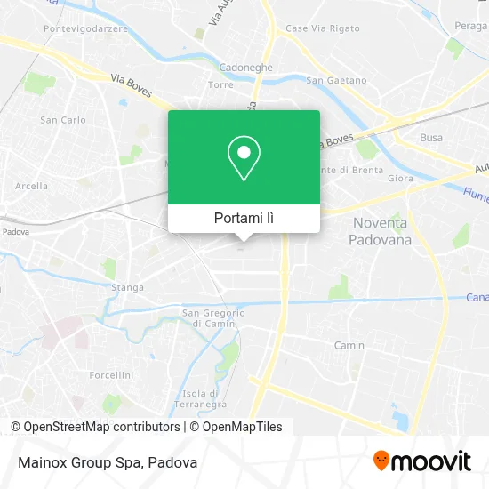 Mappa Mainox Group Spa