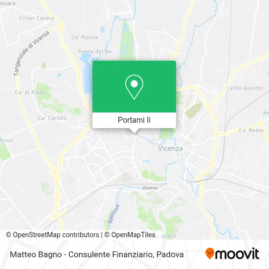 Mappa Matteo Bagno - Consulente Finanziario