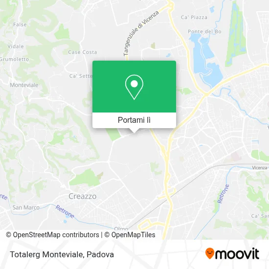 Mappa Totalerg Monteviale