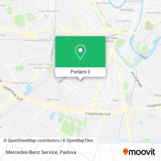 Mappa Mercedes-Benz Service