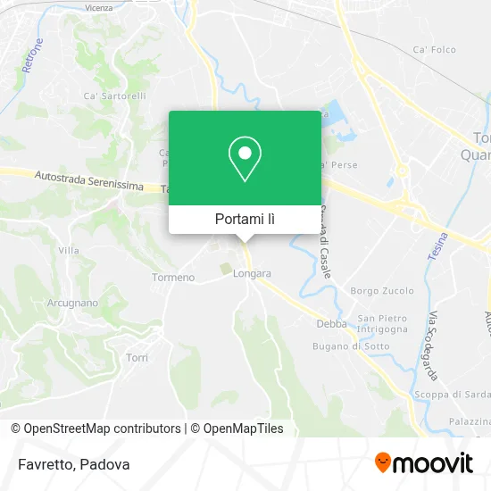 Mappa Favretto