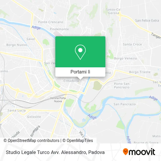 Mappa Studio Legale Turco Avv. Alessandro