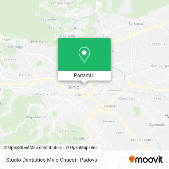 Mappa Studio Dentistico Melo Chacon