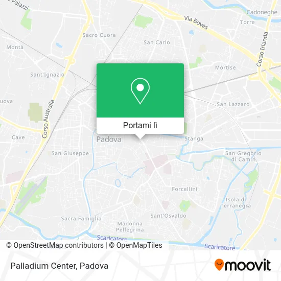 Mappa Palladium Center