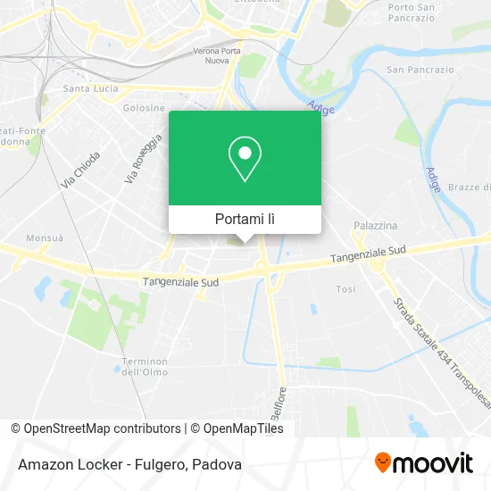 Mappa Amazon Locker - Fulgero