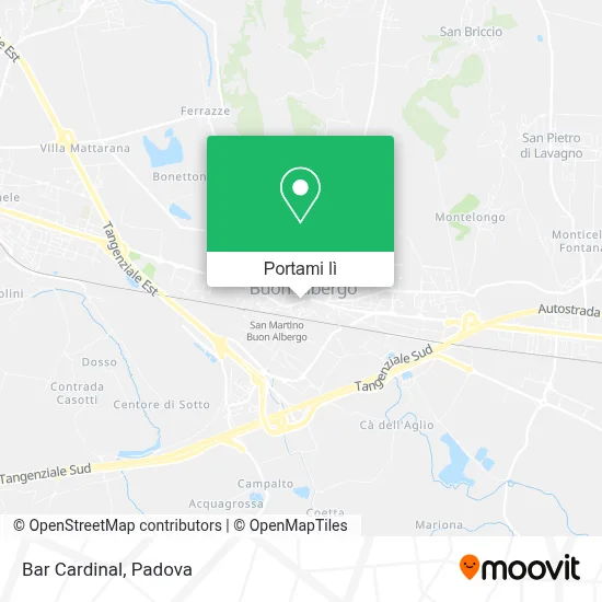 Mappa Bar Cardinal