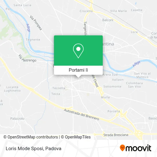 Mappa Loris Mode Sposi