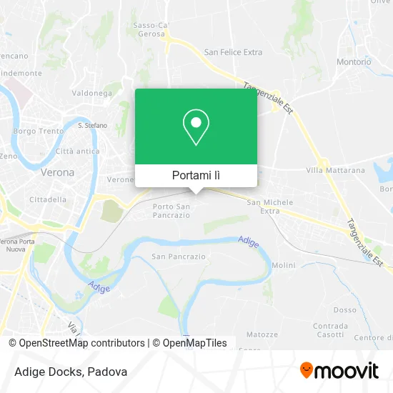 Mappa Adige Docks