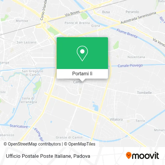 Mappa Ufficio Postale Poste Italiane