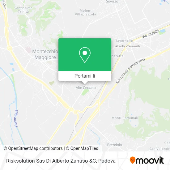 Mappa Risksolution Sas Di Alberto Zanuso &C