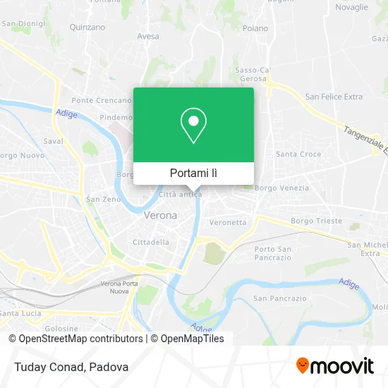 Mappa Tuday Conad