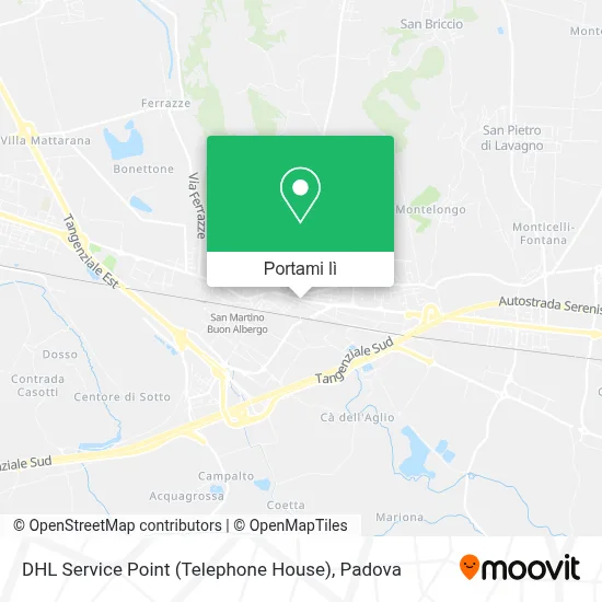 Mappa DHL Service Point (Telephone House)