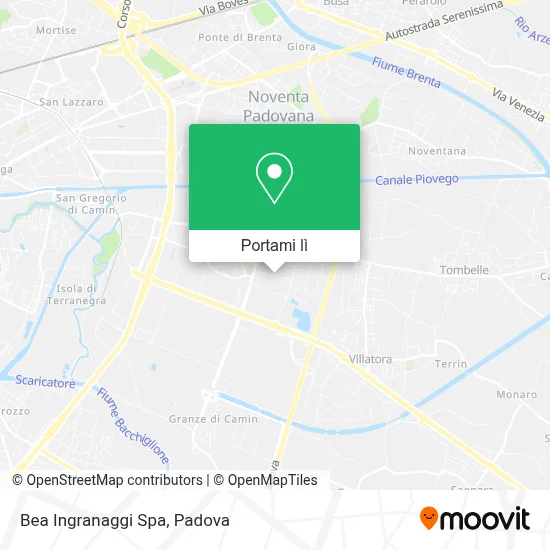 Mappa Bea Ingranaggi Spa