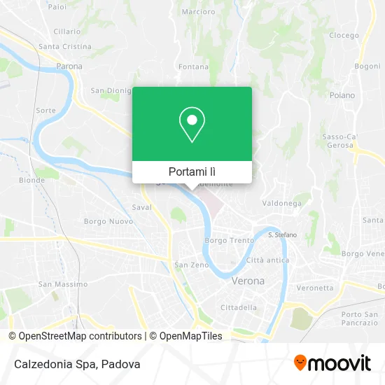 Mappa Calzedonia Spa