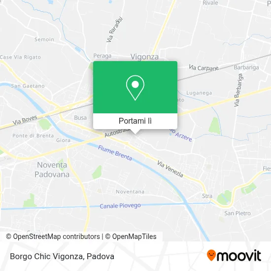 Mappa Borgo Chic Vigonza