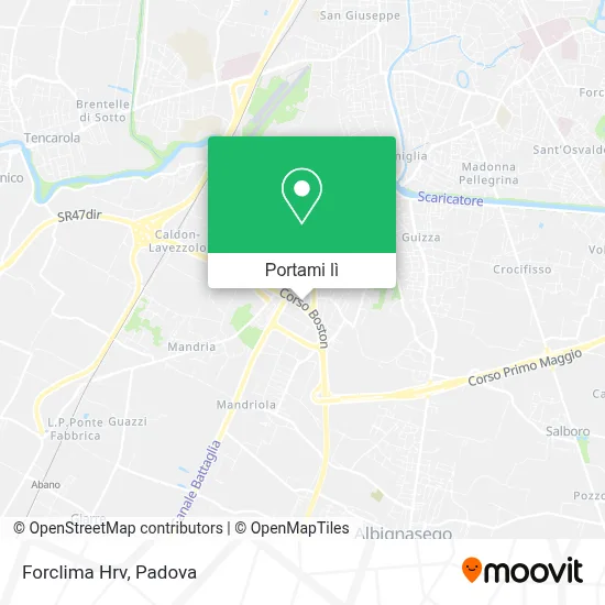 Mappa Forclima Hrv