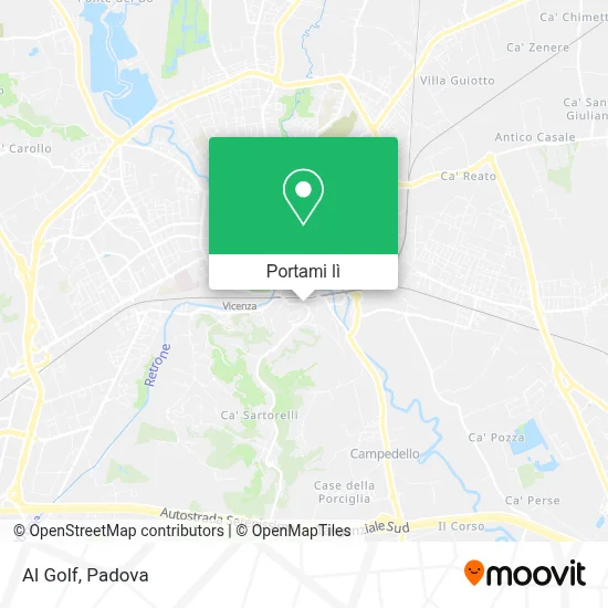 Mappa Al Golf